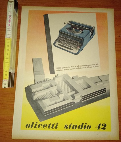 Pubblicità olivetti studio - pubblicità,,