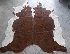 Bellissimo E Morbido Pelli Di Mucca Da HEITMANN! Marrone-Bianco! QUASI 5 m²