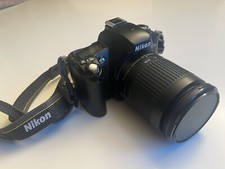 fotocamera analogica Nikon F75 35mm con zoom nikkor 70-300 +zoom  nikkor 28-100 