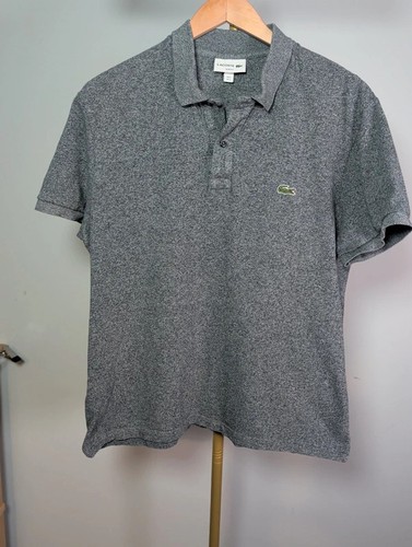 Polo lacoste grigio marna - polo,