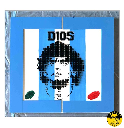 Maradona d10s quadro - maradona,
