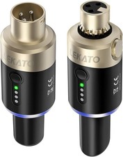 LEKATO MW-1 Ricevitore trasmettitore microfono wireless XLR 5,8 Ghz