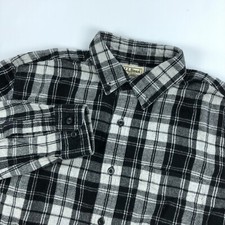 LL Bean Flannel Shirt Mesn