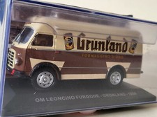 Die cast vintage italian commercial vehicle col. 1:43 1959 OM LEONCINO FURGONE.