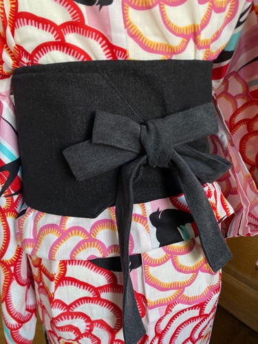 Denim nero yukata - denim,