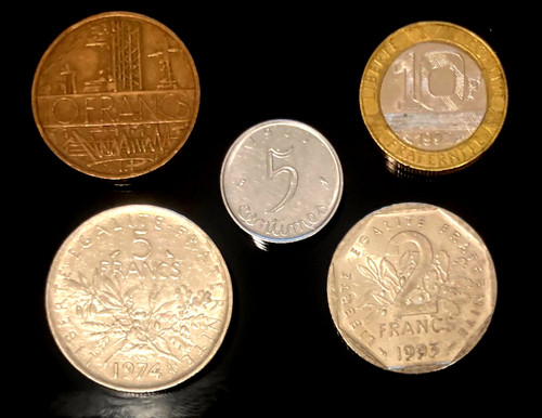 Varie monete francia - monete,