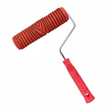 Rullo per Dipingere In Gomma con Motivo A Venature del Legno con Manico I9K3