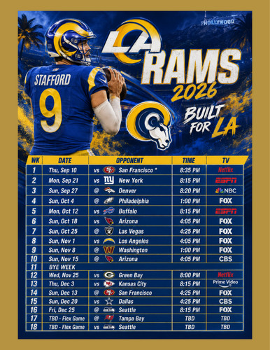 Calamita los angeles - los, rams