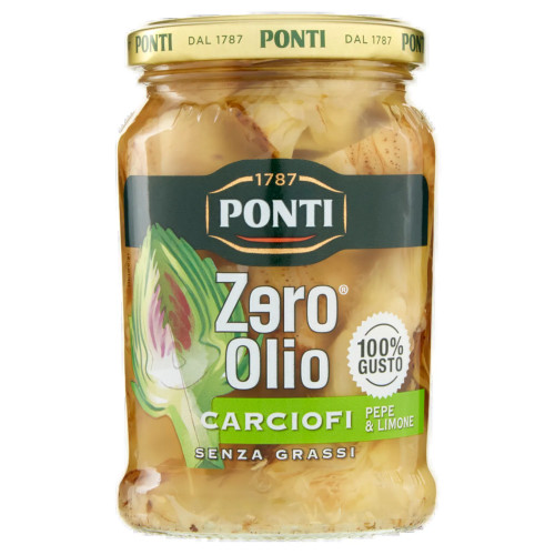 Ponti zero olio carciofi pepe - olio,