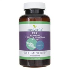 Medverita OPC 95% Estratto di semi d'uva, 120 capsule