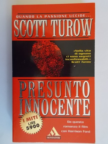 Presunto innocente turow - presunto,