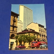 MILANO VECCHIA E NUOVA - CARTOLINA A COLORI