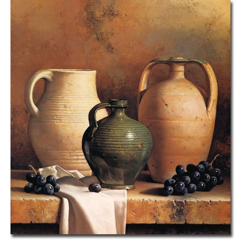 Terracotta con uva - di, speck