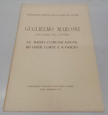 Marconi Guglielmo - Le