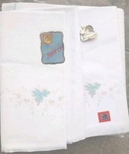 Lenzuolo Matrimoniale Antico Puro Lino Colore Naturale Bianco.  Bierre