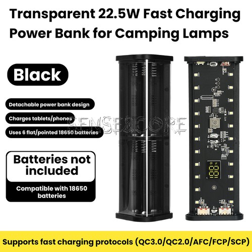 Custodia batteria trasparente