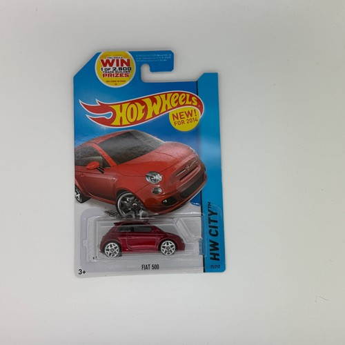 Hot wheels fiat 500 rossa - hot,