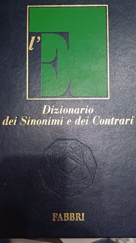 Dizionario dei sinonimi - dei,