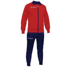 TUTA SPORTIVA GIVOVA TORINO VISA ALLENAMENTO RUNNING ZIP UOMO DONNA UNISEX