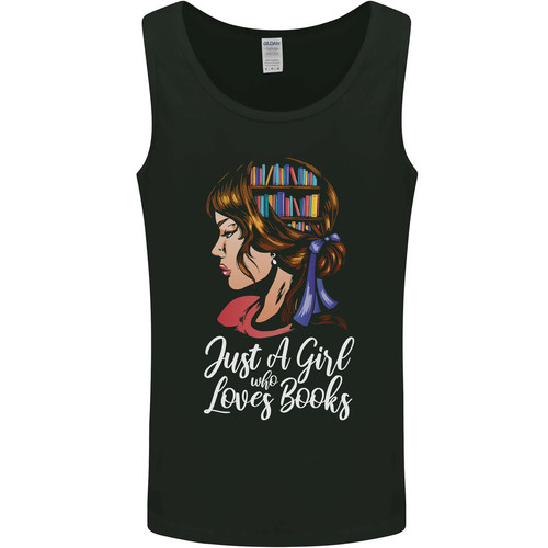 Ragazza chi ama libri topo - un,