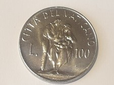Moneta CITTA' DEL VATICANO Giovanni Paolo II 100 Lire 1982 FDC