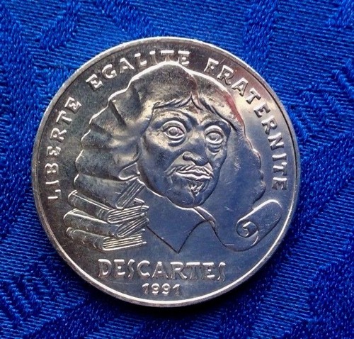 Monnaie 100f descartes - de,