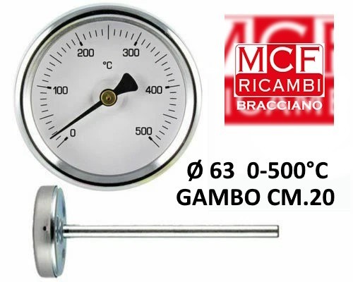 Pirometro con gambo ø - pirometro, cm.20