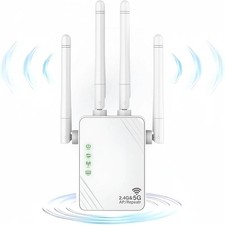 Ripetitore WiFi, 1200Mps dual band 5GHz e 2.4GHz WiFi extender