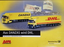 AWM 06738 Confezione 2 Camion autoarticolati 5 assi DANZAS + DHL - scala H0
