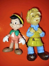 2 Pupazzi Gomma Geppetto Ledra