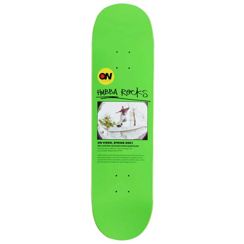 Video skateboard deck hubba - on,