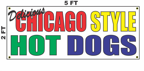 Insegna striscione hot - insegna, dogs