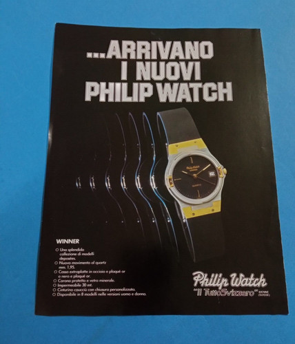 Pubblicita 1983 orologio - pubblicita',
