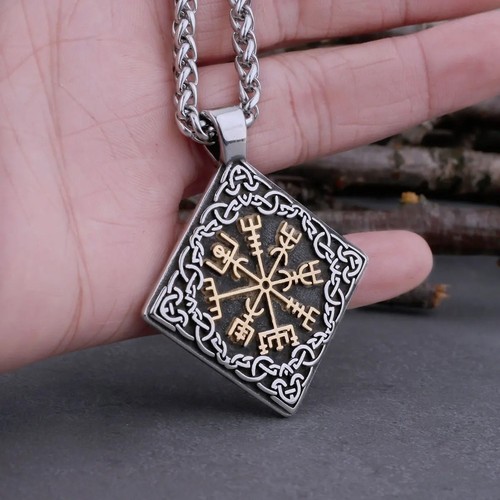 Collana bussola vichinga - collana,