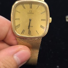 Omega ville gold mesh band - gold,