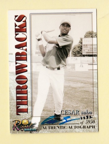 2001 royal rookies throwbacks - rookies,