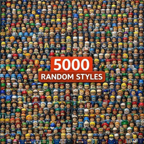 Lotto 40x minifigures bundle - minifigures,