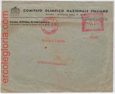 ai3650 - Italia - STORIA POSTALE - Copertina - Giochi Olimpici STADIO PNF - 1938