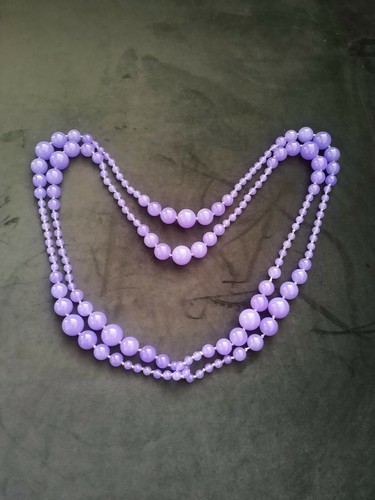 Collana lunga quarzo viola - collana,