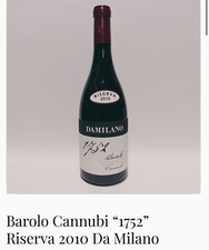 Barolo riserva 1752 cannubi - barolo,