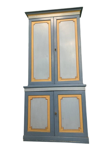 Credenza libreria doppio corpo