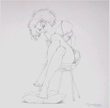 GIOVANNA CASOTTO Disegno 13 Firmato In Originale Dal Portfolio Num. "LIBRO NERO"