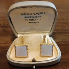 gemelli da polso dorati con