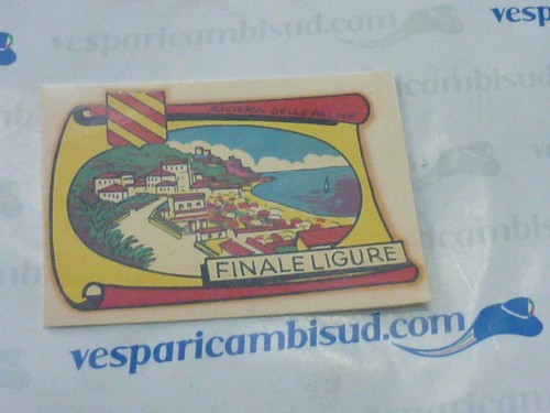 Per vespa adesivo citta finale - citta,