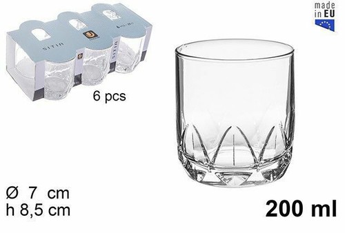 Set servizio bicchieri vetro - servizio, 6