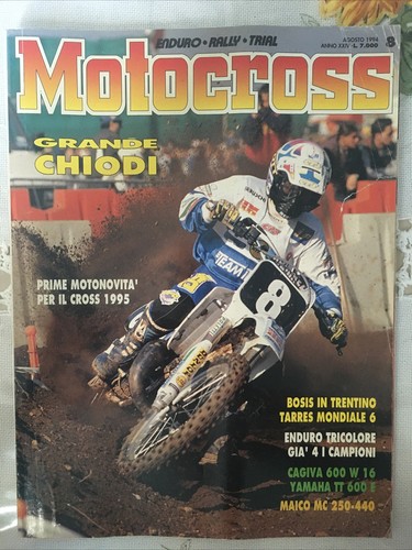 Motocross agosto 1994 yamaha - motocross,