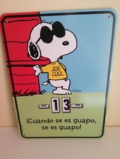 CALENDARIO PERPETUO PARETE SNOOPY GUAPO SALANI