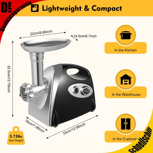 Tritacarne elettrico 2800w - tritacarne,