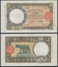 1940 Lire 50 Lupetta I tipo