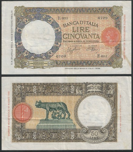 1940 lire lupetta tipo - lupetta,